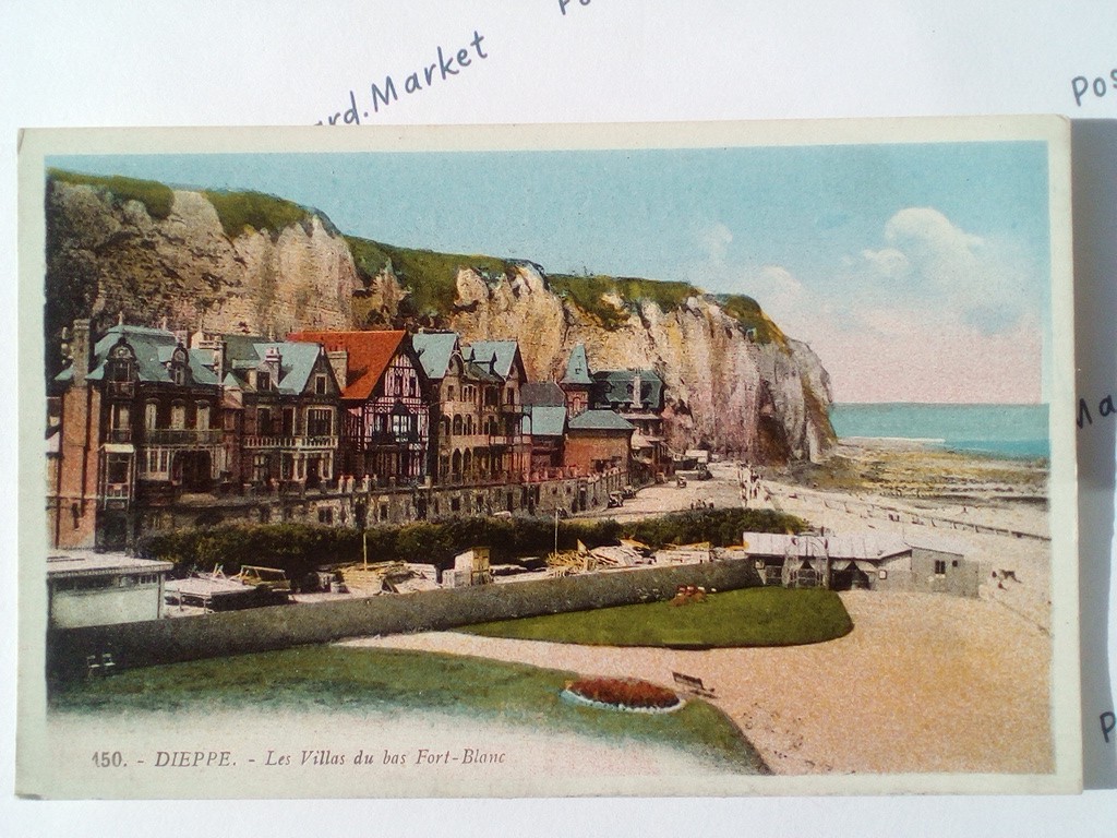 /France/Dieppe/FR_place_19xx_Dieppe. Les Villas du bas Fort-Blanc color.jpg